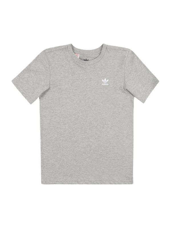 ADIDAS ORIGINALS ADIDAS ORIGINALS Тениска 'Adicolor'  сив меланж / бяло