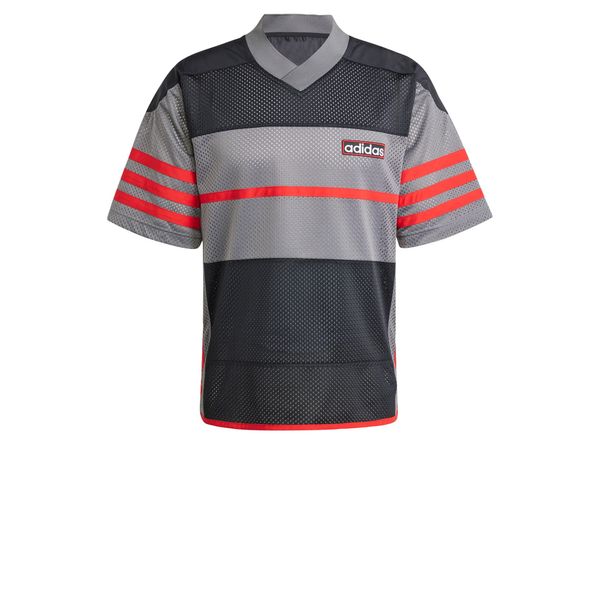 ADIDAS ORIGINALS ADIDAS ORIGINALS Тениска 'Adicolor'  сиво / тъмносиво / червено