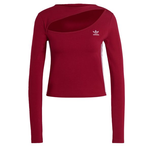 ADIDAS ORIGINALS ADIDAS ORIGINALS Тениска 'Centre Stage'  червено / бяло