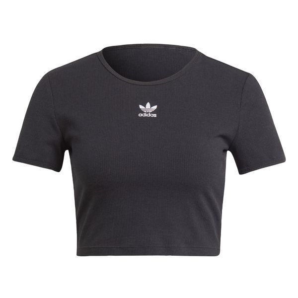 ADIDAS ORIGINALS ADIDAS ORIGINALS Тениска 'Essentials'  черно / бяло