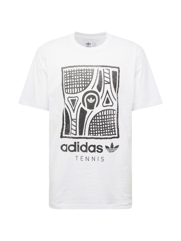 ADIDAS ORIGINALS ADIDAS ORIGINALS Тениска 'GFX'  черно / бяло