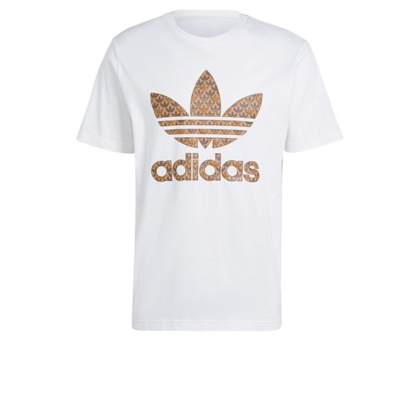 ADIDAS ORIGINALS ADIDAS ORIGINALS Тениска  кафяво / тъмнокафяво / бяло