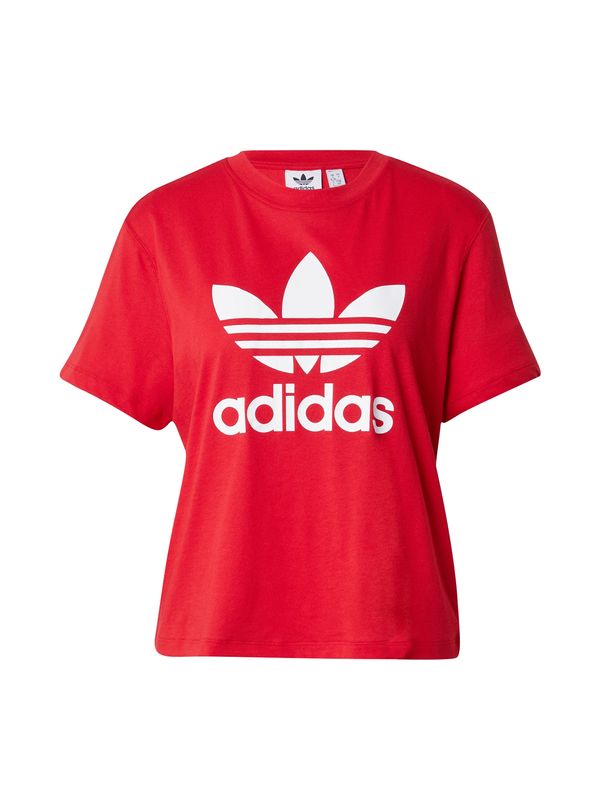 ADIDAS ORIGINALS ADIDAS ORIGINALS Тениска  светлочервено / бяло