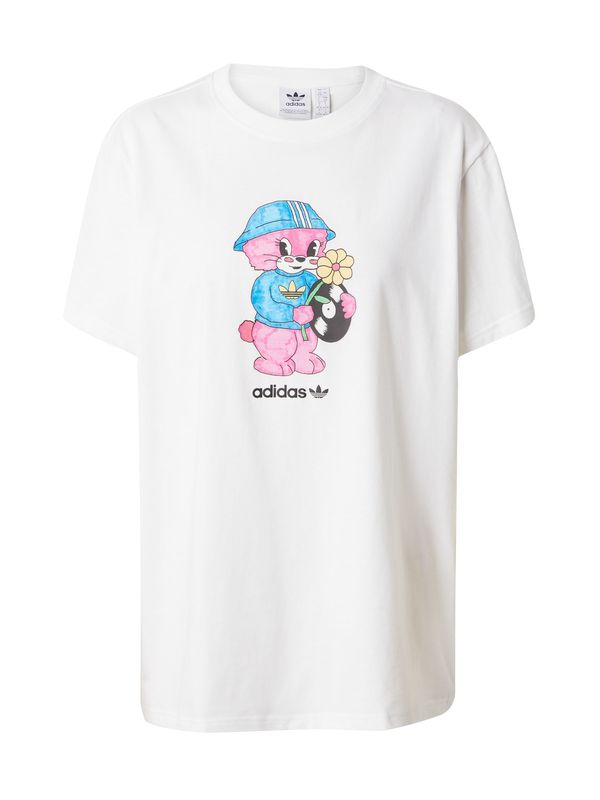 ADIDAS ORIGINALS ADIDAS ORIGINALS Тениска  светлосиньо / жълто / светлорозово / бяло