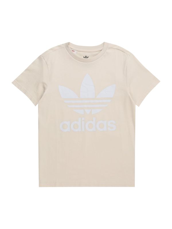 ADIDAS ORIGINALS ADIDAS ORIGINALS Тениска 'TREFOIL'  бяло / бял памук