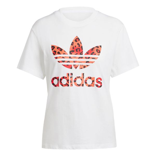 ADIDAS ORIGINALS ADIDAS ORIGINALS Тениска 'TREFOIL'  червено / черно / бяло
