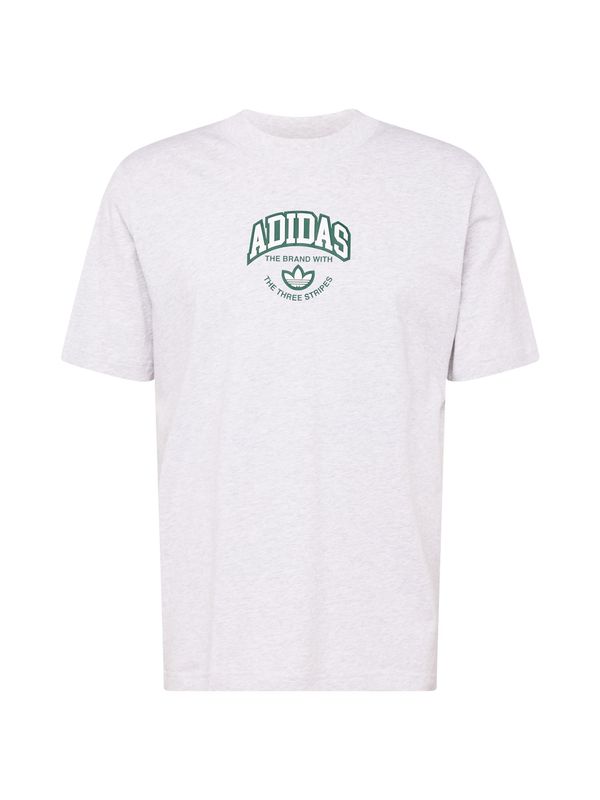 ADIDAS ORIGINALS ADIDAS ORIGINALS Тениска 'VRCT'  сиво / зелено