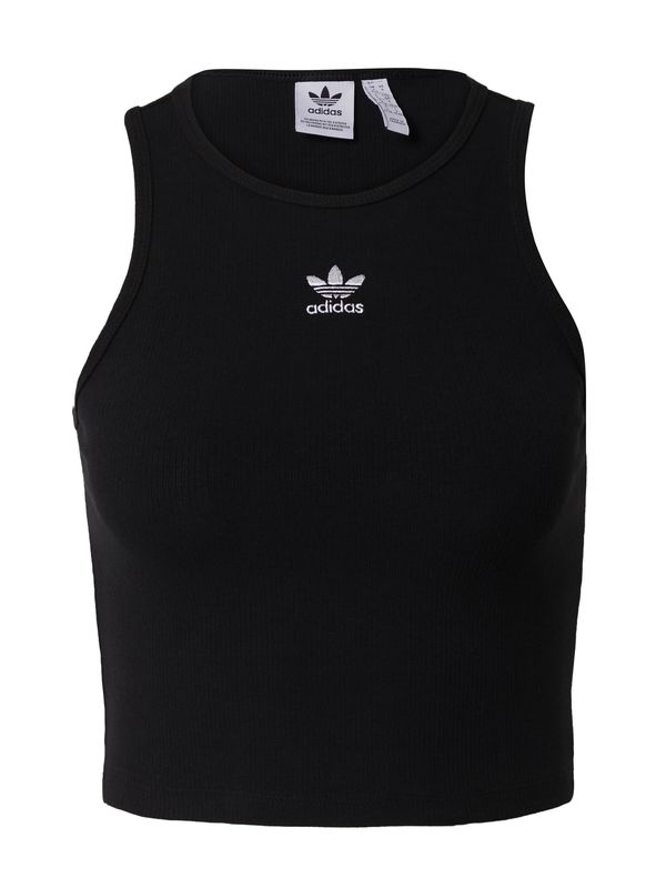 ADIDAS ORIGINALS ADIDAS ORIGINALS Топ 'Essentials'  черно / бяло