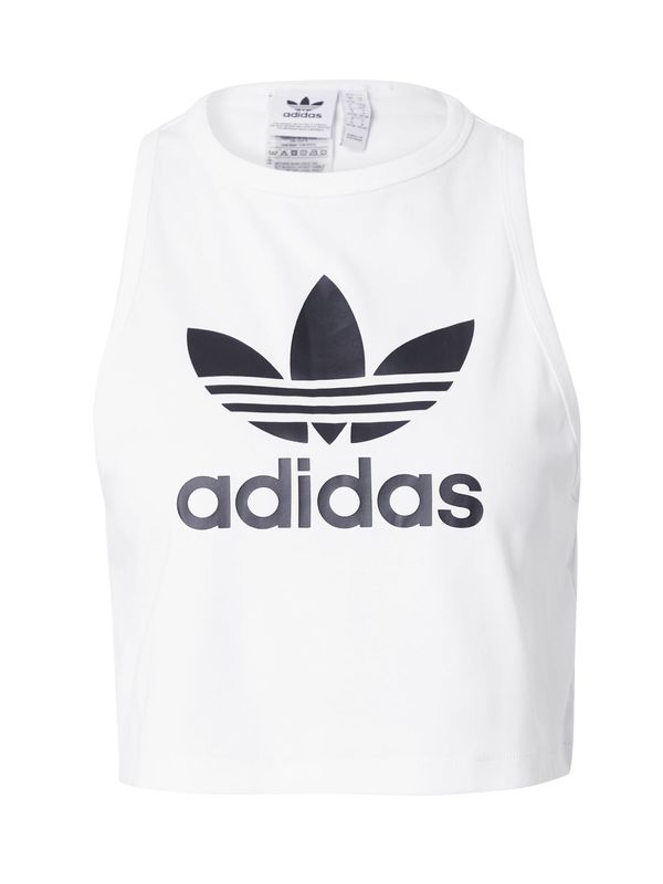 ADIDAS ORIGINALS ADIDAS ORIGINALS Топ 'TREFOIL'  черно / бяло