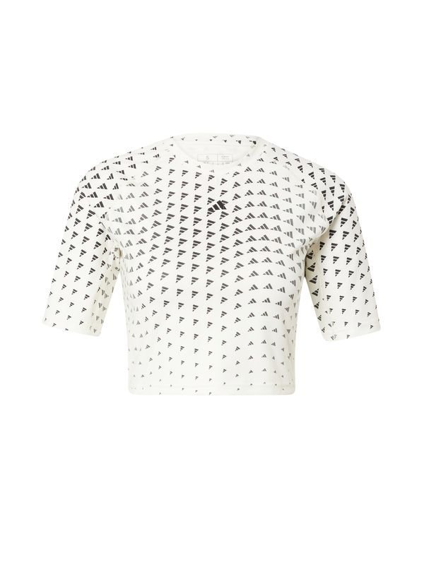 ADIDAS PERFORMANCE ADIDAS PERFORMANCE Функционална тениска 'Brand Love'  черно / бяло