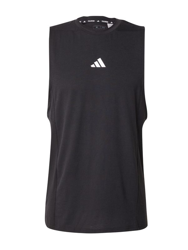 ADIDAS PERFORMANCE ADIDAS PERFORMANCE Функционална тениска 'D4T Workout'  черно / бяло