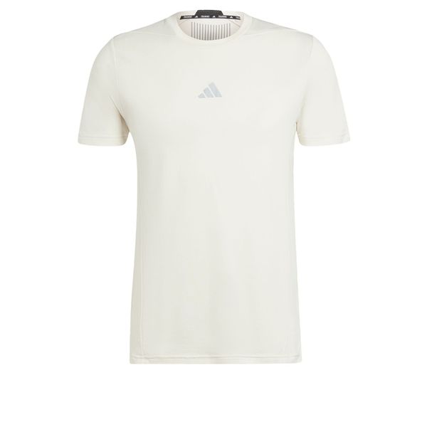 ADIDAS PERFORMANCE ADIDAS PERFORMANCE Функционална тениска 'Designed for Training HIIT'  светлосиво / бяло