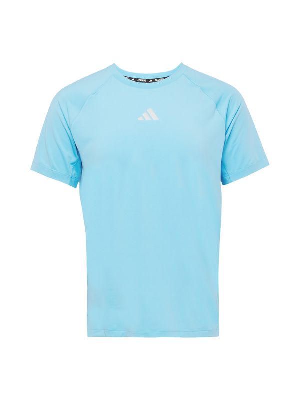 ADIDAS PERFORMANCE ADIDAS PERFORMANCE Функционална тениска 'GYM+'  светлосиньо / бяло