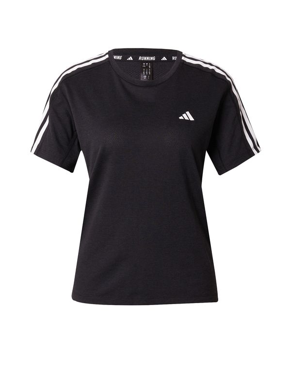 ADIDAS PERFORMANCE ADIDAS PERFORMANCE Функционална тениска 'Own the Run'  черно / бяло