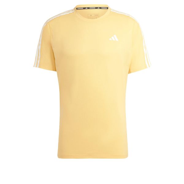 ADIDAS PERFORMANCE ADIDAS PERFORMANCE Функционална тениска 'Own the Run'  жълто / бяло