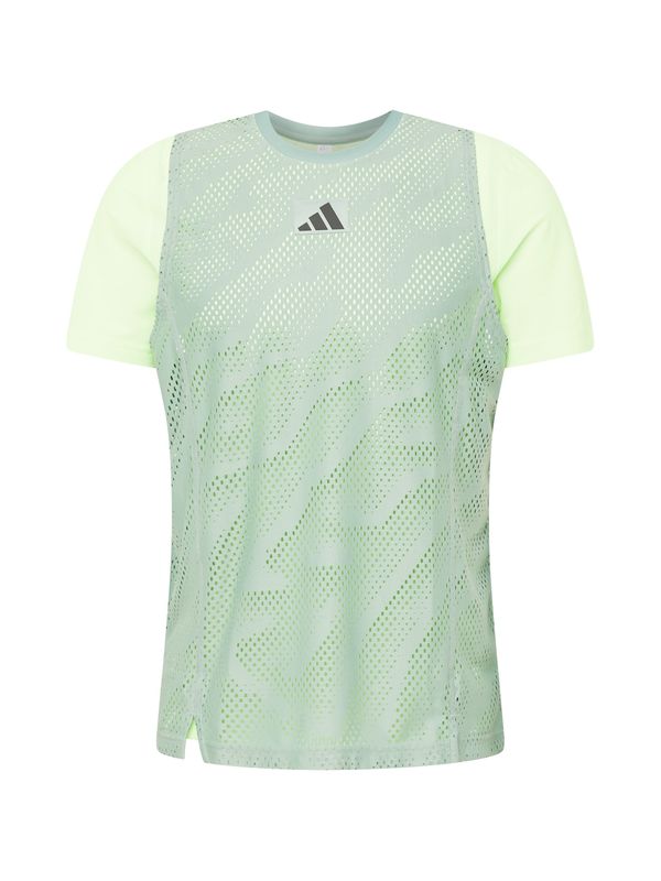 ADIDAS PERFORMANCE ADIDAS PERFORMANCE Функционална тениска 'Pro'  сиво / лайм / мента / черно