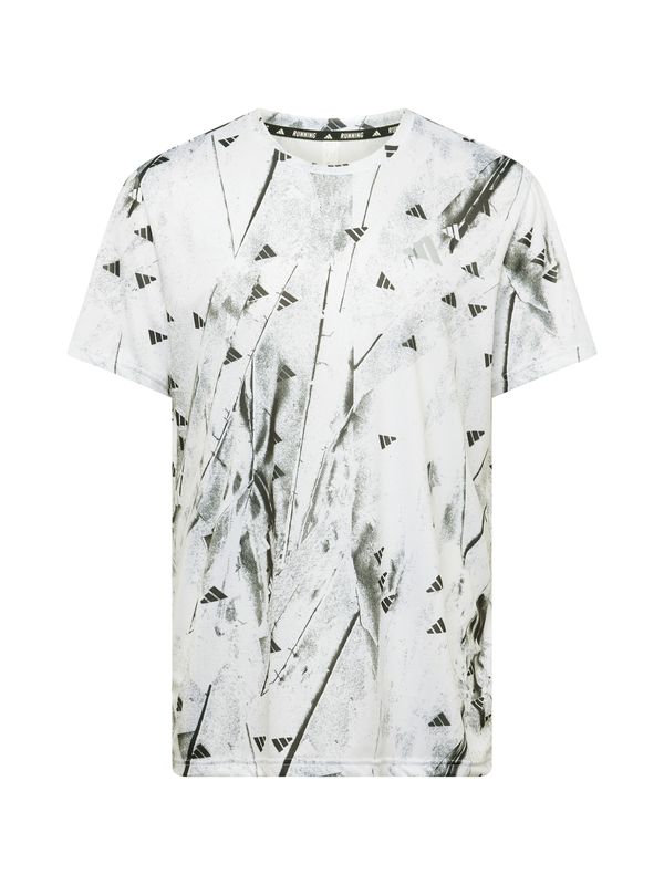 ADIDAS PERFORMANCE ADIDAS PERFORMANCE Функционална тениска 'RUN IT'  черно / бяло