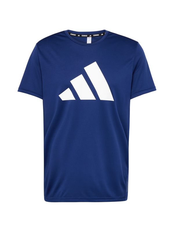 ADIDAS PERFORMANCE ADIDAS PERFORMANCE Функционална тениска 'RUN IT'  тъмносиньо / бяло
