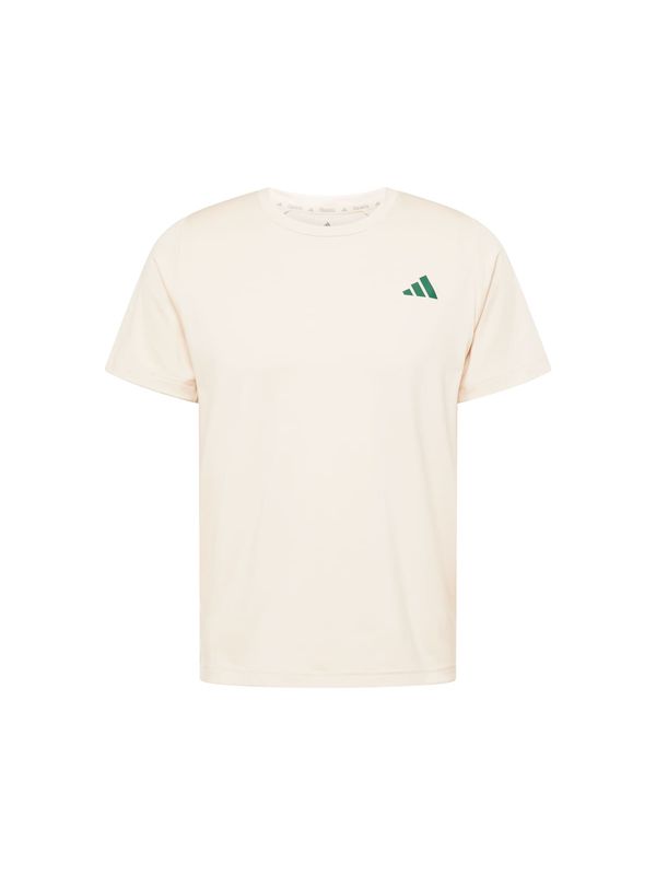 ADIDAS PERFORMANCE ADIDAS PERFORMANCE Функционална тениска 'Sports Club Graphic'  кремаво / смарагдово зелено
