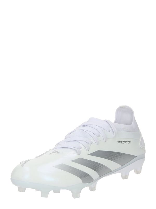 ADIDAS PERFORMANCE ADIDAS PERFORMANCE Футболни обувки 'Predator 24 Pro'  сребърно / бяло