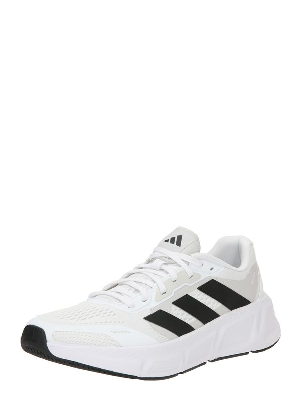ADIDAS PERFORMANCE ADIDAS PERFORMANCE Маратонки за бягане 'Questar'  сиво-бежово / черно / бяло