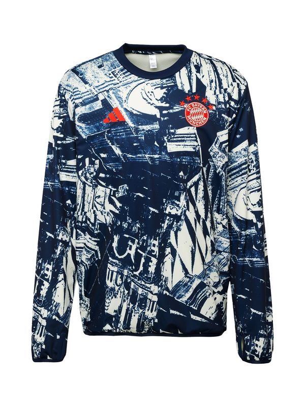 ADIDAS PERFORMANCE ADIDAS PERFORMANCE Спортен блузон  нейви синьо / синя тинтява / ярко червено / естествено бяло