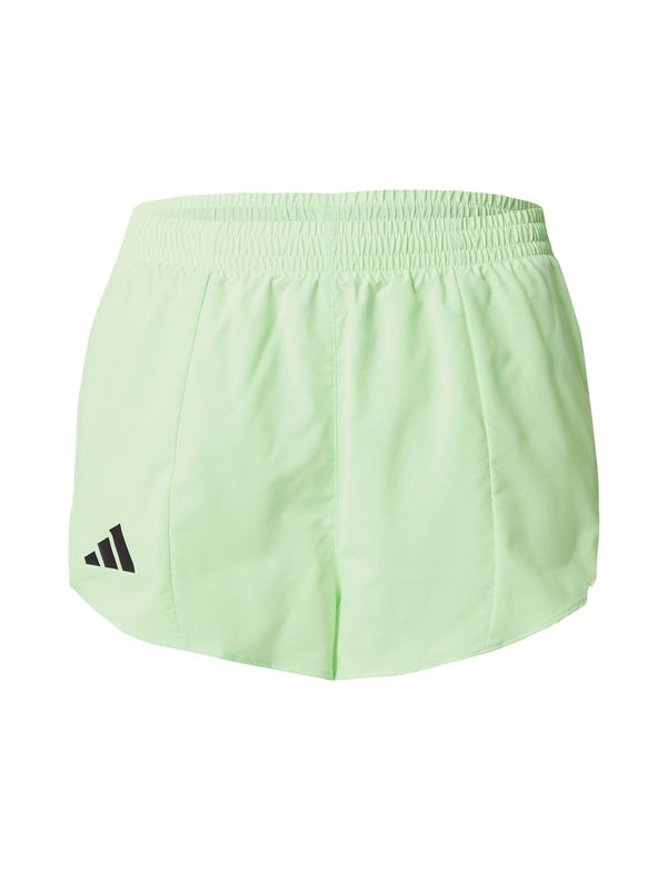 ADIDAS PERFORMANCE ADIDAS PERFORMANCE Спортен панталон 'ADIZERO'  светлозелено / черно