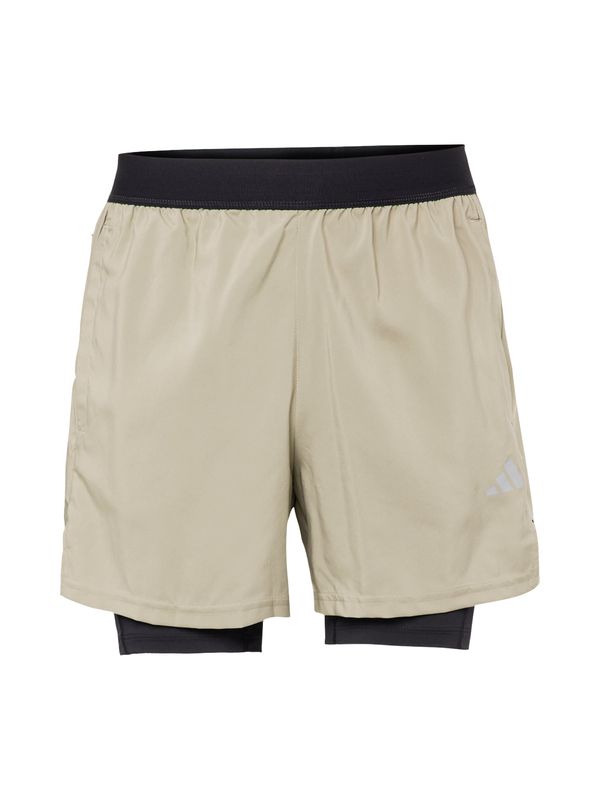 ADIDAS PERFORMANCE ADIDAS PERFORMANCE Спортен панталон  бежово / черно / бяло