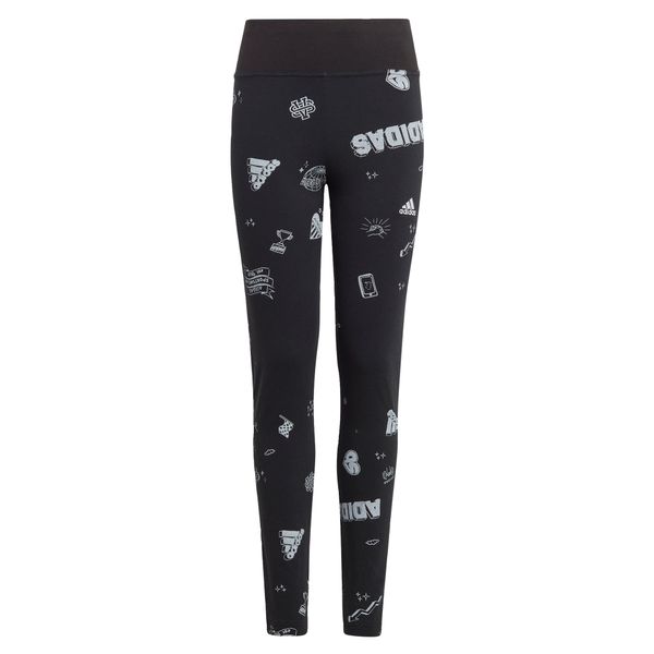 ADIDAS PERFORMANCE ADIDAS PERFORMANCE Спортен панталон  черно / бяло