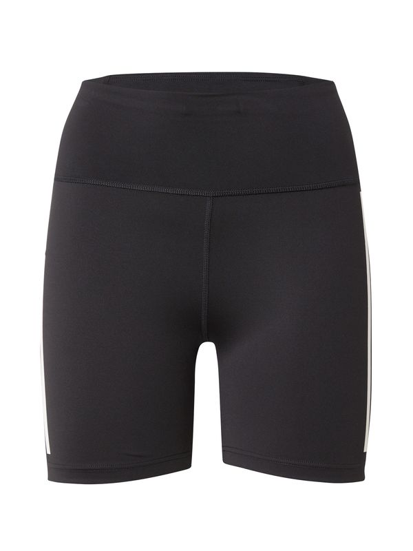 ADIDAS PERFORMANCE ADIDAS PERFORMANCE Спортен панталон 'Dailyrun 3-stripes 5-inch'  черно / бяло