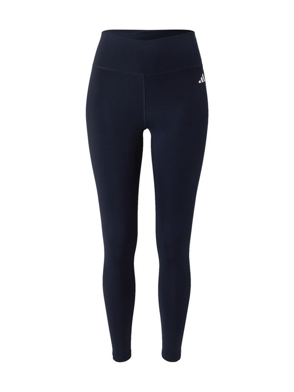 ADIDAS PERFORMANCE ADIDAS PERFORMANCE Спортен панталон 'Essentials'  нощно синьо / бяло