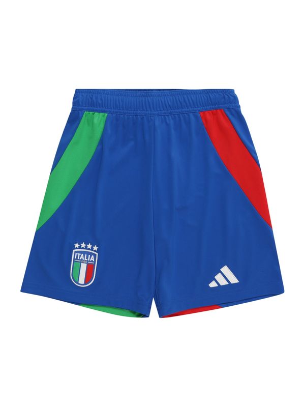 ADIDAS PERFORMANCE ADIDAS PERFORMANCE Спортен панталон 'Italy 24 Away'  синьо / зелено / червено / бяло