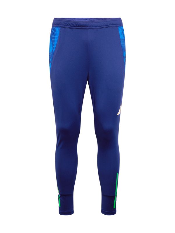 ADIDAS PERFORMANCE ADIDAS PERFORMANCE Спортен панталон 'Italy Tiro 24 Competition'  синьо / небесносиньо / бяло