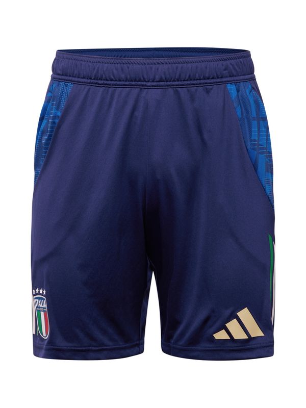 ADIDAS PERFORMANCE ADIDAS PERFORMANCE Спортен панталон  нейви синьо / лазурно синьо / светлозелено / червено