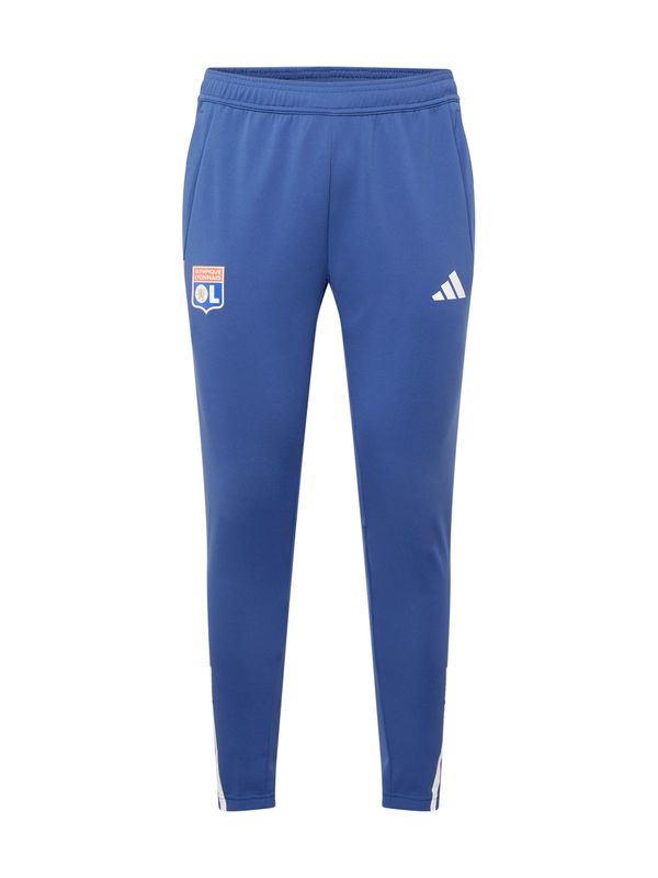 ADIDAS PERFORMANCE ADIDAS PERFORMANCE Спортен панталон 'Olympique Lyonnais Tiro 23 Training Bottoms'  морскосиньо / бледорозово / бяло