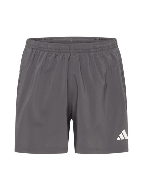 ADIDAS PERFORMANCE ADIDAS PERFORMANCE Спортен панталон 'OTR B'  графитено сиво / бяло