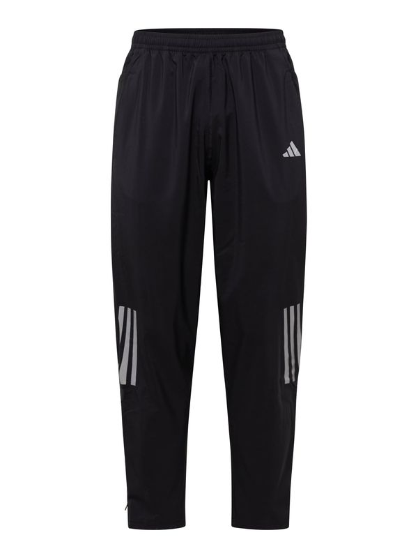 ADIDAS PERFORMANCE ADIDAS PERFORMANCE Спортен панталон 'Own The Run Astro'  светлосиво / черно