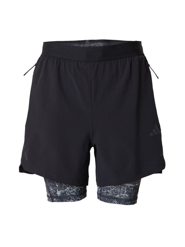 ADIDAS PERFORMANCE ADIDAS PERFORMANCE Спортен панталон 'Power Workout 2In1'  черно