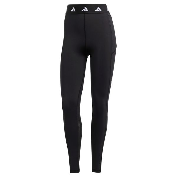 ADIDAS PERFORMANCE ADIDAS PERFORMANCE Спортен панталон 'Techfit Stash Pocket Full-length'  черно / бяло
