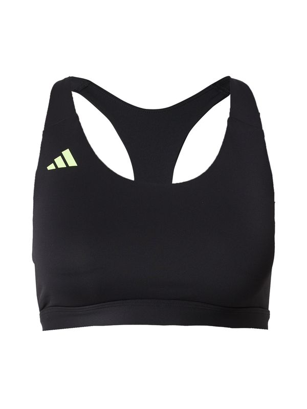 ADIDAS PERFORMANCE ADIDAS PERFORMANCE Спортен сутиен 'Adizero Essentials Run Medium Support'  светложълто / черно