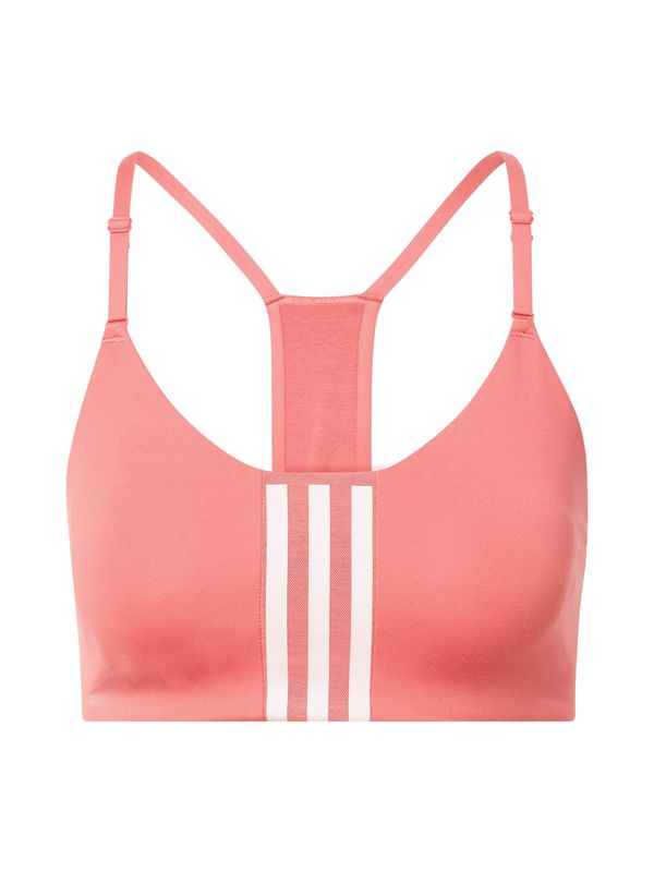 ADIDAS PERFORMANCE ADIDAS PERFORMANCE Спортен сутиен 'Aeroimpact Light-Support'  корал / бяло