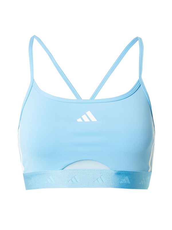 ADIDAS PERFORMANCE ADIDAS PERFORMANCE Спортен сутиен 'Hyperglam'  светлосиньо / бяло