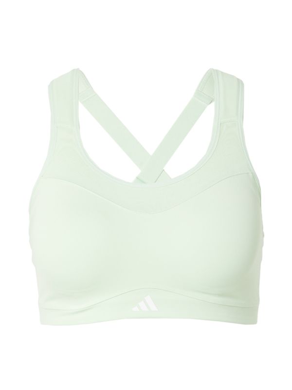 ADIDAS PERFORMANCE ADIDAS PERFORMANCE Спортен сутиен  пастелно зелено / мръсно бяло