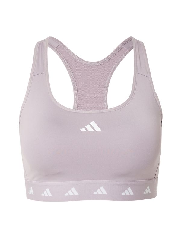 ADIDAS PERFORMANCE ADIDAS PERFORMANCE Спортен сутиен 'Powerreact Training Medium-support Techfit'  пастелнолилаво / бяло