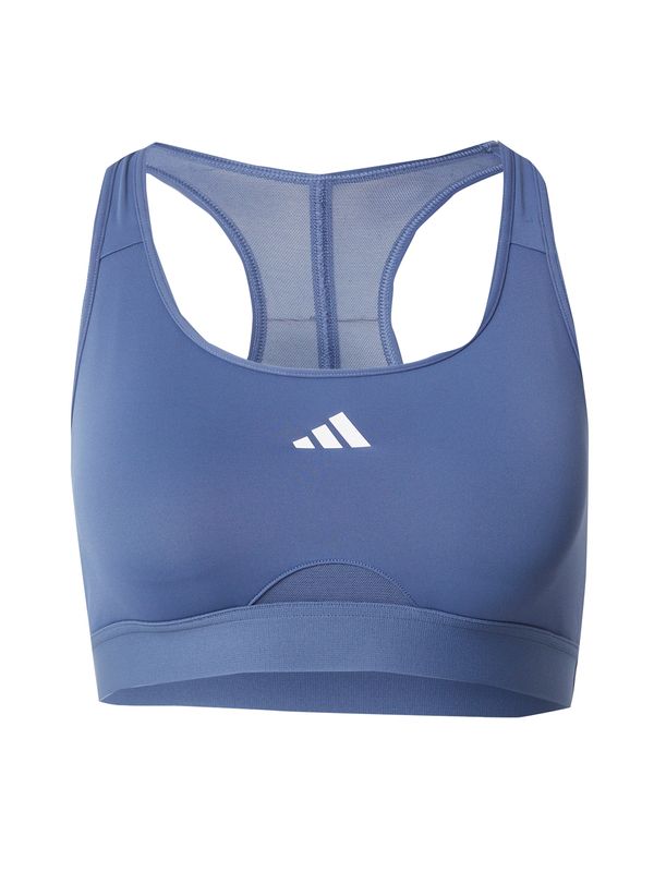 ADIDAS PERFORMANCE ADIDAS PERFORMANCE Спортен сутиен 'Powerreact Training'  синьо / бяло