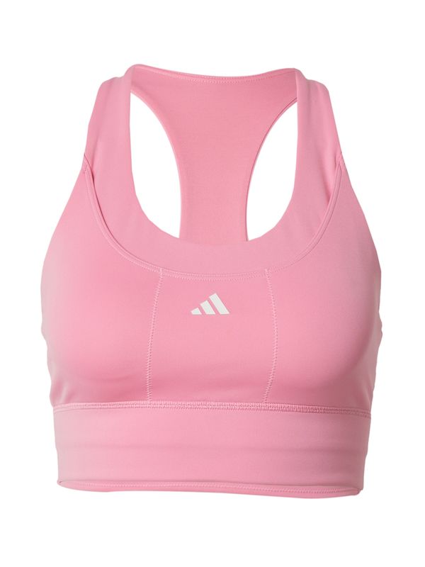 ADIDAS PERFORMANCE ADIDAS PERFORMANCE Спортен сутиен 'RUN MS PKT BRA'  питая / бяло