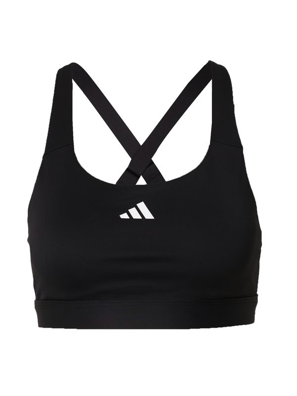 ADIDAS PERFORMANCE ADIDAS PERFORMANCE Спортен сутиен 'Tlrdreact'  черно / бяло