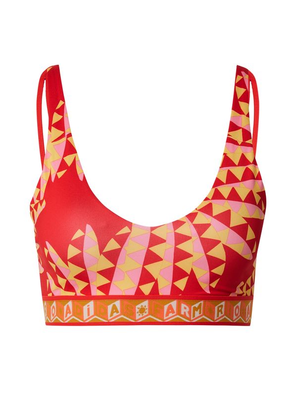 ADIDAS PERFORMANCE ADIDAS PERFORMANCE Спортен сутиен  жълто / лилав / огнено червено / бяло