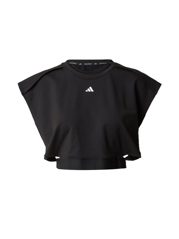 ADIDAS PERFORMANCE ADIDAS PERFORMANCE Спортен топ 'Power'  черно / бяло