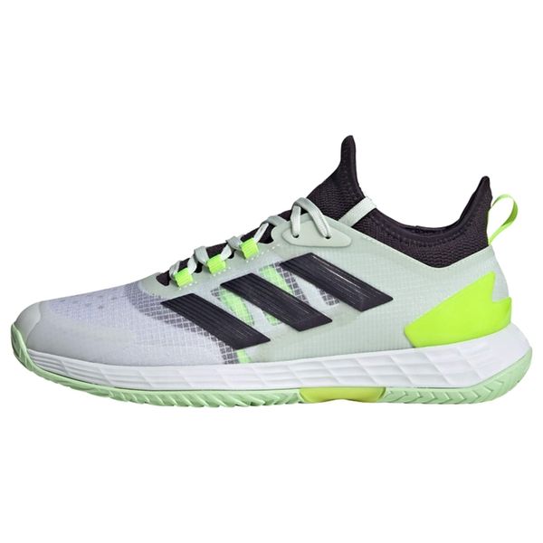 ADIDAS PERFORMANCE ADIDAS PERFORMANCE Спортни обувки 'Adizero Ubersonic 4.1'  сиво / неоново зелено / черно / бяло